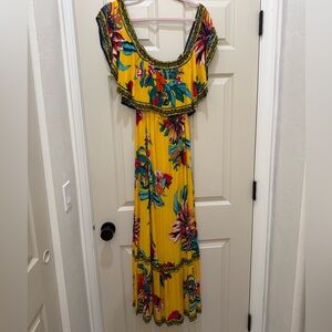 Vibrant Floral Maxi Dress